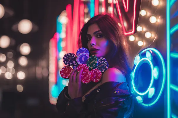 A woman in a luxurious green gown next to an ornate roulette wheel, capturing the upscale casino mood of CU888.